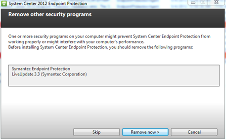 symantec endpoint for mac sierra installation fails